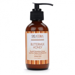 Shea Terra Organics - Buttermilk Honey Facial Cleansing Cream and Eye Make-Up Remover