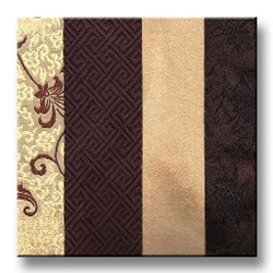 Naturally Knotty - Espresso Silk Stripe Tote on SALE now