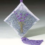 Sonoma Lavender - Embroidered Hanging Lavender Sachet