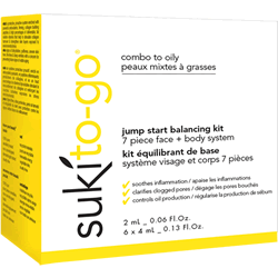 sukito-go jump start balancing kit 7 piece face & body system