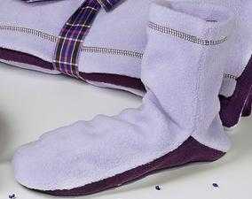 Sonoma Lavender - Lavender Spa Booties FLEECE Fabric