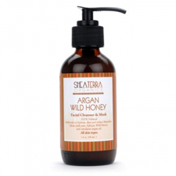 Shea Terra Organics - Argan Wild Honey Facial Cleanser & Mask